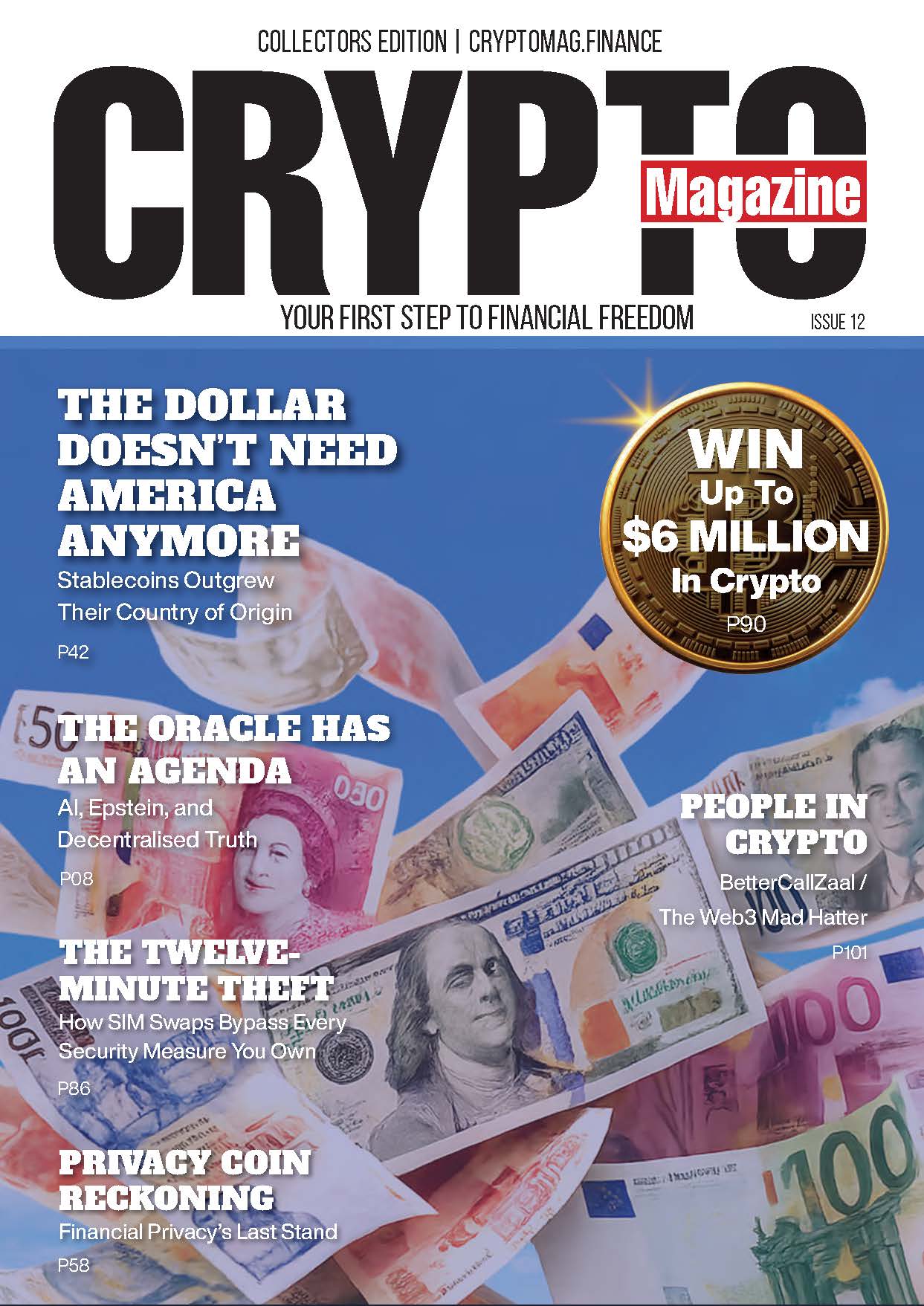 The Crypto Magazine Issue 12 cover